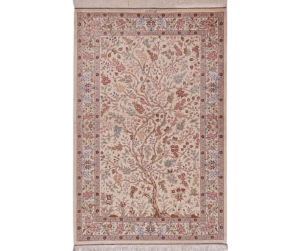 Ghom Fine Silk (ritka "életfa" design) Szőnyeg